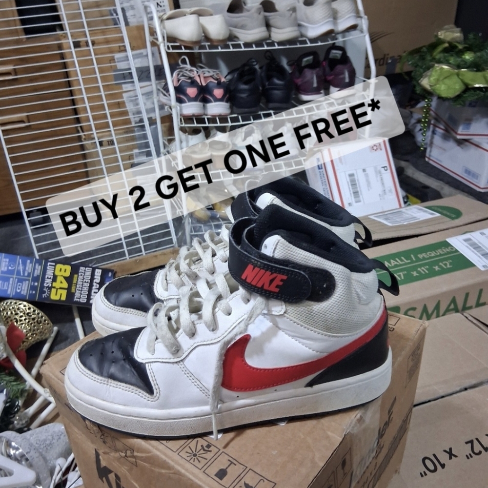 BUY 2 GET ONE FREE* Nike Court Borough 6y/7.5w